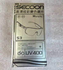 Smart Bluetooth Sunglasses, Cycling Glasses, UV400, Bluetooth 5.3 Music - Sealed