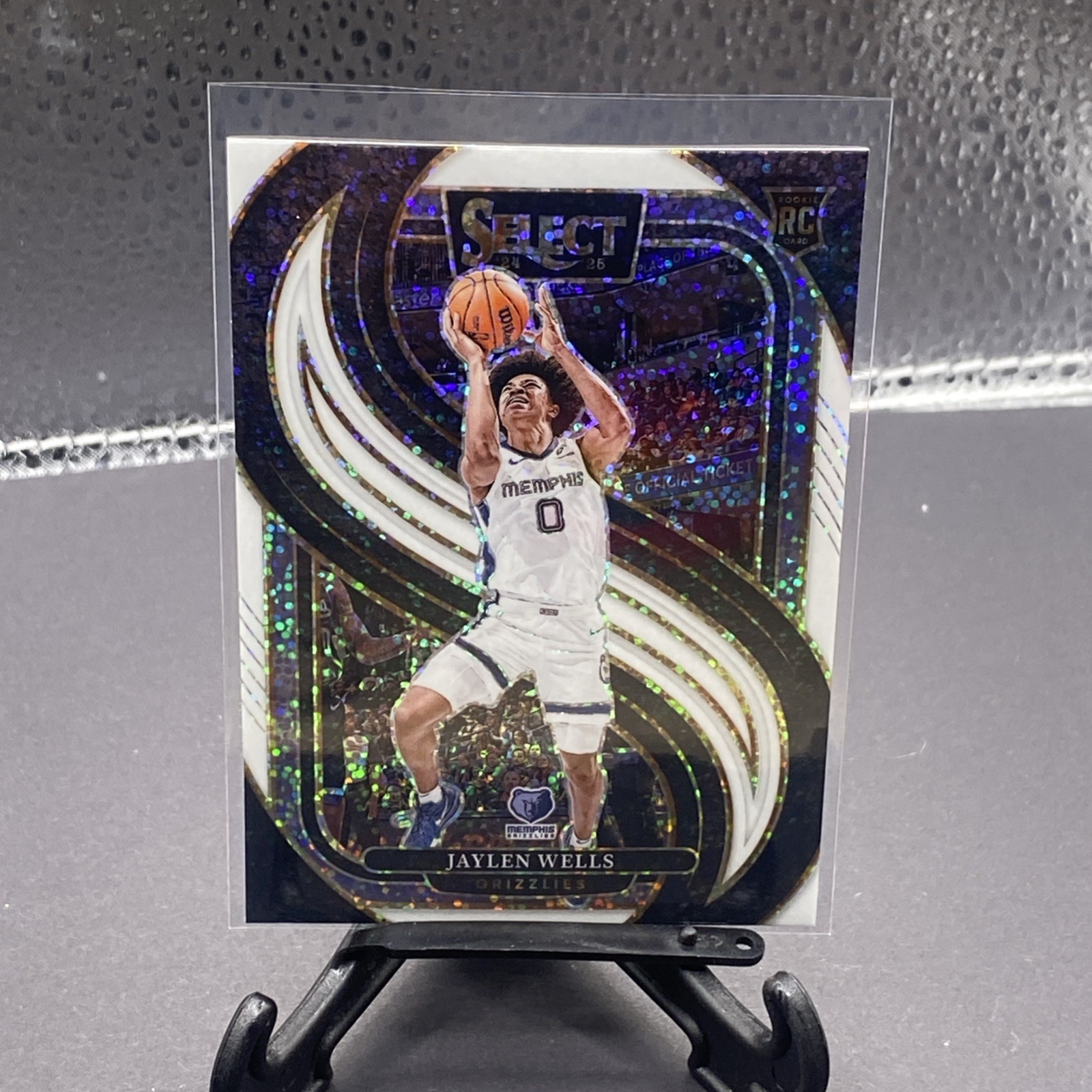 2024-25 Select Jaylen Wells Rookie Premier Level White Sparkle Prizm    SSP