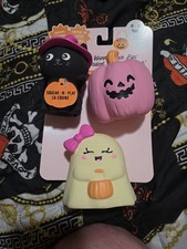 Halloween Dog toys set of 3 pumpkin ghost pumpkin new