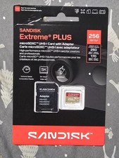 SanDisk 256GB Extreme PLUS microSDXC UHS-I R/W up to 250/170MB/s - BRAND NEW