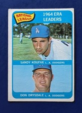Sandy Koufax Cards - Vintage Baseball Card Timeline 48