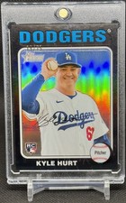 2024 Topps Heritage High Number Chrome Black Border /75 Kyle Hurt #609 Rookie RC