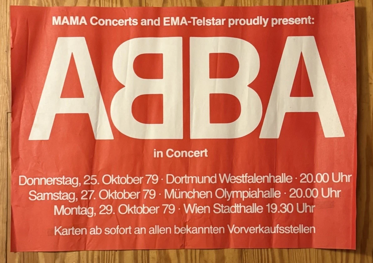 Original ABBA Memorabilia for sale | eBay