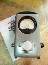 Bird 43 Thruline Wattmeter Watt Element Slug Reading Meter / VERY NICE