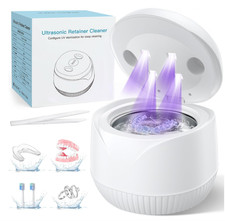 Deep Clean Your Dental Appliances - Ultrasonic Cleaner with UV Light Tweezers