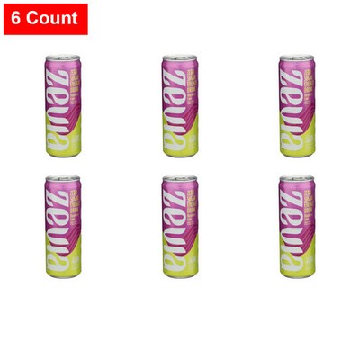 Zevia Raspberry Lime Energy Drink 12 fl oz  - 6 count