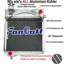 4 Reihig 62mm Kühler Für Austin Healey Sprite-AH MG Midget MT 1960-67 1964