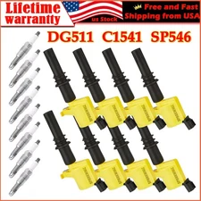 Set of 8 DG511 Ignition Coils and Spark Plug For Ford F150 5.4 2004 2005 2006-08
