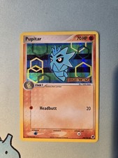 [LP] Pupitar 58/101 Ex Dragon Frontiers 2006 Reverse Holo Pokemon Card Stamped