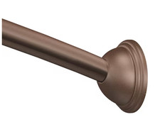 Moen 72 in. Adjustable Curved Shower Rod Bathroom in Old World Bronze CSR2160OWB