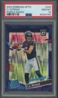 2023 Donruss Optic Rated Rookie Purple Shock #244 CJ Stroud RC Gem Mint PSA 10