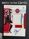 2022 National Treasures Rookie Patch Auto Silver Drake London 07/25 Falcons