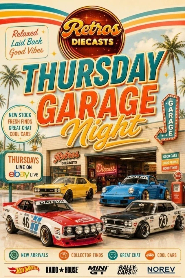 🏁 Thursday Garage Night | Treasure Hunts & Collector Finds