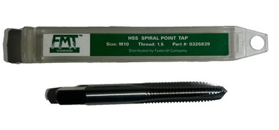 FMT M10-1.5 HSS 3 Flute D6 Plug Spiral Point Tap