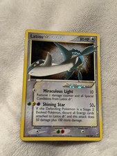 Latios Gold Star Holo Rare Card 106/107 EX Deoxys GRAIL. DAMAGED