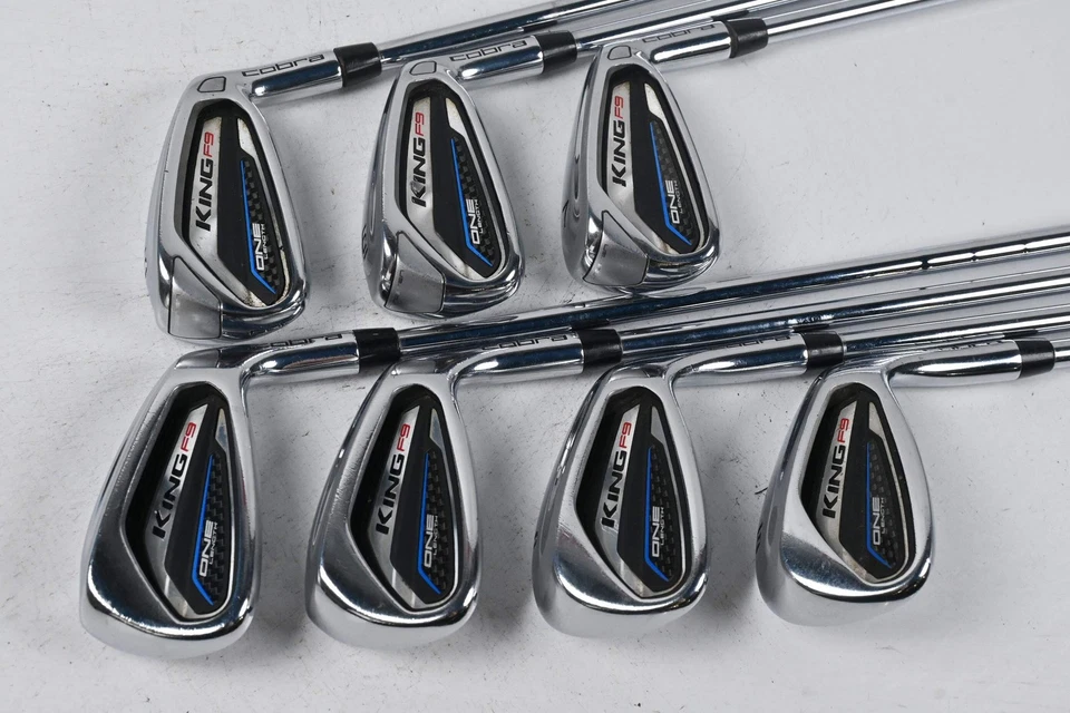Cobra King F9 One Length Irons / 5-PW+GW / Regular Flex KBS Tour 80 Shafts - Image 2 of 4