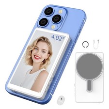 Phone Vlog Selfie Monitor Screen,Magnetic Clip Mobile Phone Wireless Screen C...