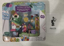 Disney Tsum Tsum MAD HATTER'S HAT SHOP- 16 Piece Playset