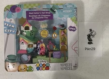 Disney Tsum Tsum MAD HATTER'S HAT SHOP- 16 Piece Playset