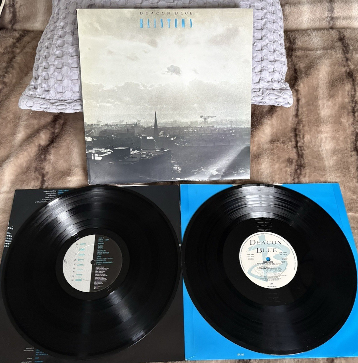 DEACON BLUE - Raintown / Riches : Limited Edition Double 12"" Lp 1987 CBS EX/VG+