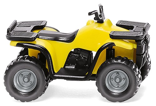 Vehículo todo terreno Wiking 002304 1/87 ATV, amarillo | Condition: New