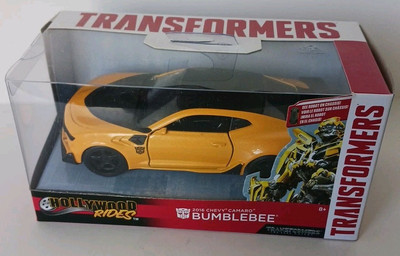 JADA HOLLYWOOD RIDES TRANSFORMERS BUMBLEBEE 1:32 CAR - New