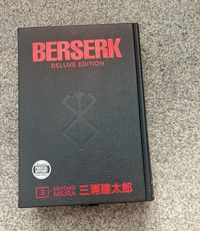 Berserk Deluxe Edition Vol 3 Hardcover Graphic Novel by Kentaro Miura (English)