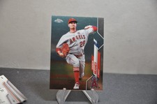 2020 Topps Chrome Baseball card #28 Andrew Heaney Los Angeles Angels mlb