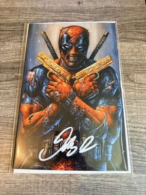 Deadpool April Pool's Day 1 (2026) Signed Johnny Desjardins Virgin Variant W/COA