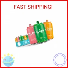 Sparkling Water Variety Pack: Tropical Thrill Flavors (Lime, Grapefruit)