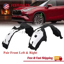 Inner Fender Liners For 2020-2023 Toyota Highlander Left & Right Front Section