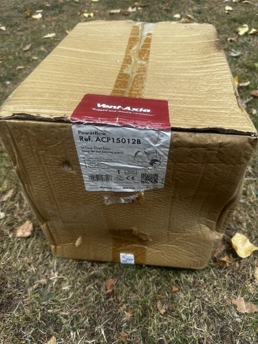 Ventilatore condotto in linea VENT AXIA ACP15012B disponibile in tutto il mondo