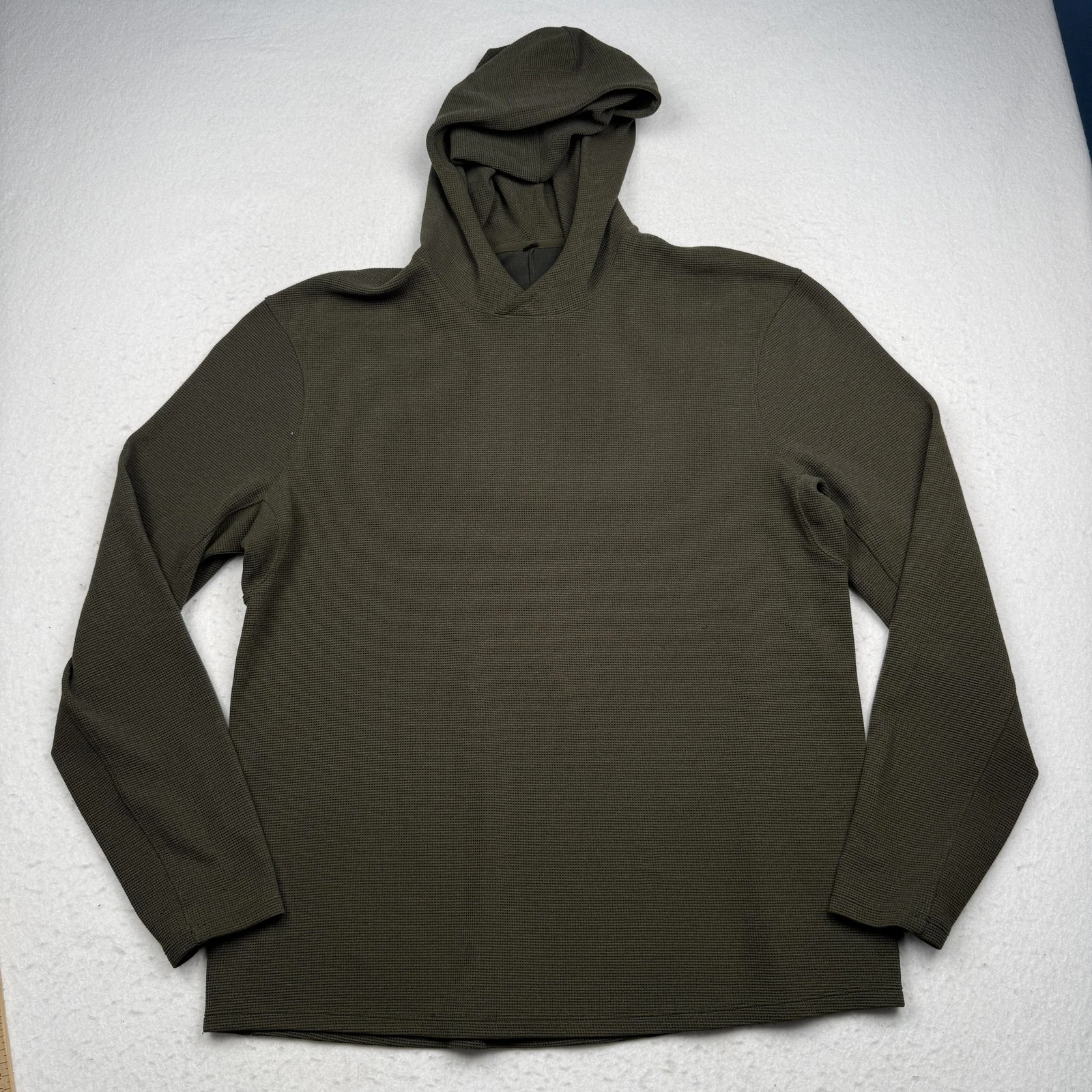 Lululemon Hoodie Mens XL Green Thermal Waffle Knit Pullover Long Sleeve
Opens in a new window or tab