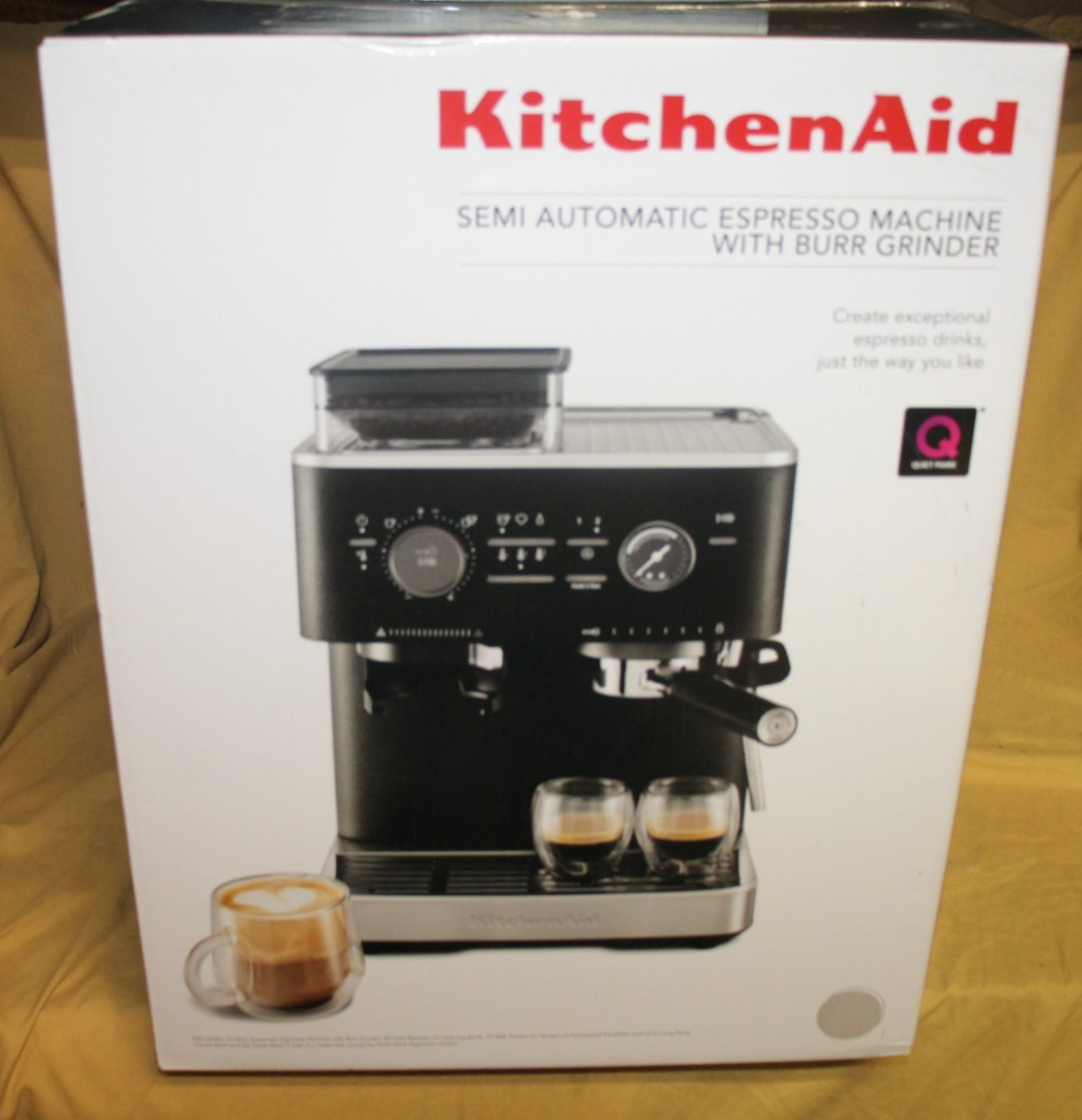 KitchenAid Semi-Automatic Espresso Machine w/ Burr Grinder BRAND NEW!