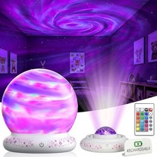Orblux Rechargeable Sensory Light, Aurora Light Pink base Rechargeable 