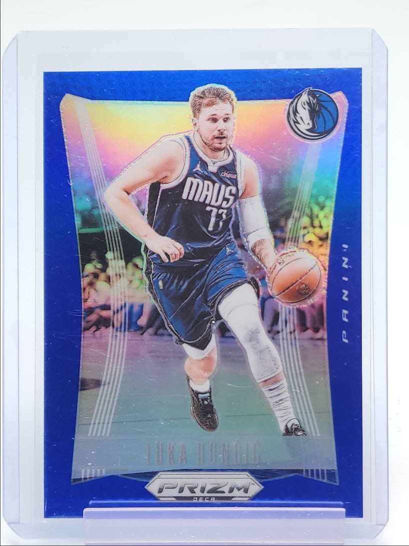 LUKA DONCIC 2023-24 PANINI PRIZM DECA BASKETBALL BLUE MAVERICKS /149 Q5700