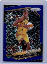 2025 Panini Prizm WNBA #106 Lisa Leslie Blue Velocity Prizms