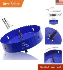 6 1/8 Inch Hole Saw Set - Bi-Metal Cutting De...