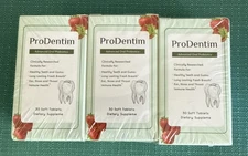 3 PACK ProDentim Oral Probiotics 30 Soft Tablets x 3 Boxes=90 Tablets Exp 2027