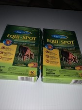 Equi Spot Spot On Fly Tick Control for Horse Equine Kills Repel (Two Boxes).