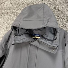 Carhartt Super Dux Coat Mens M Gray Relaxed Fit Insulated Rain Defender Workwear