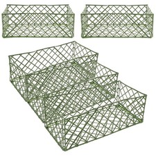 5 Pcs Floral Foams Cage Plastic Flower Mud Holders for Church Floral Arrangement
