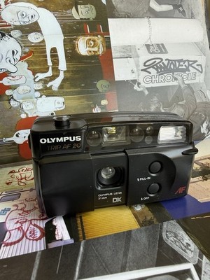 Olympus Trip AF 20 35mm Point & Shoot Camera   TESTED