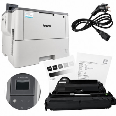 Brother HL-L6300DW S/W Laserdrucker WLAN Duplex LAN mit Toner 