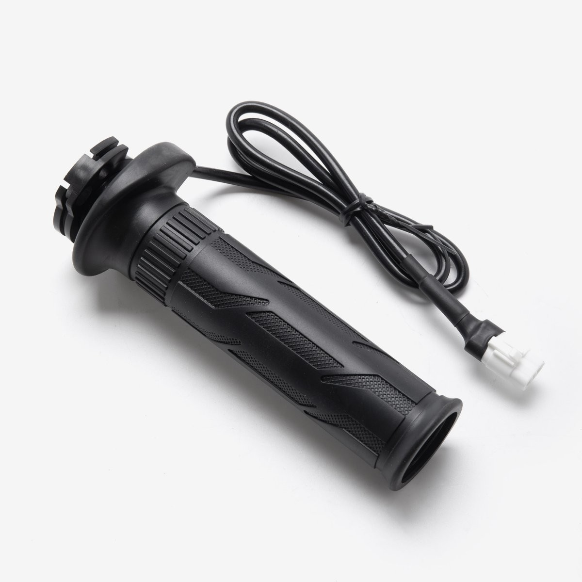 Right Handlebar Grip for LJ300T-18A-E5 Easy Installation Black Rubber Scooter