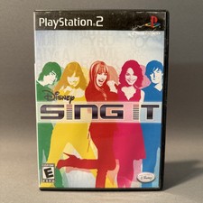 Disney Sing It PS2 PlayStation 2 Disney Karaoke Music Rhythm Video Game CIB