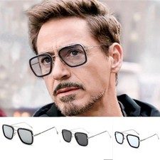Occhiali da sole Iron Eyewear Hot Man quadrati metallo Avengers occhiali da sole Tony Stark