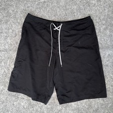 Columbia Shorts Men 34 Black Omni-Shade Drawstring Sun Protection