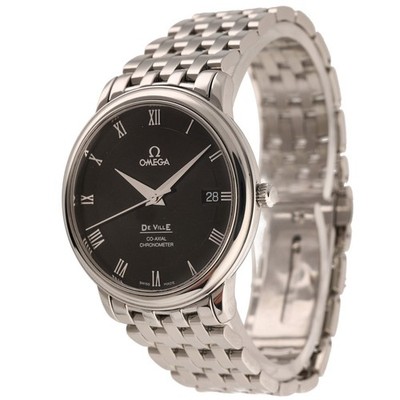 Omega De Ville Prestige 4574.50.00 Herren 36mm Co-Axial Automatik Box Papiere 2008
