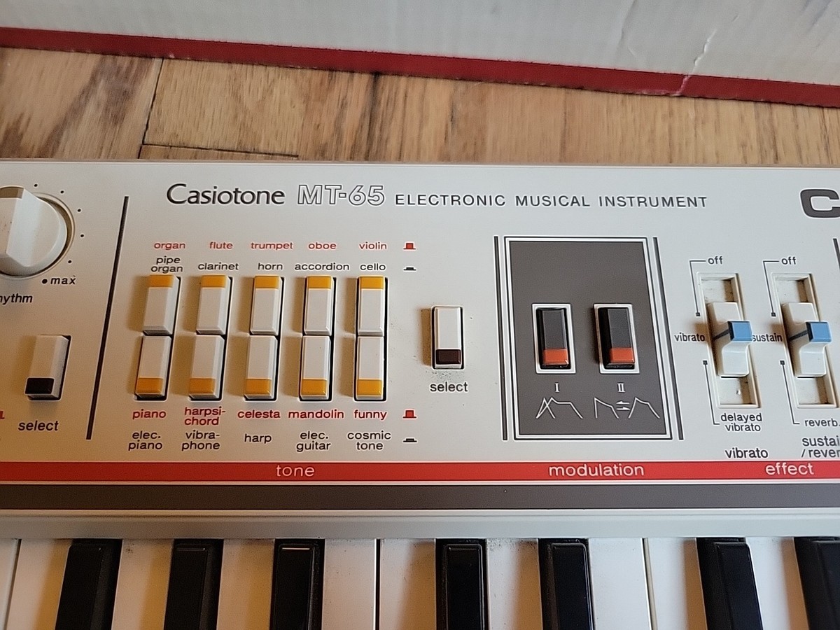 【動作確認済】CASIO Casiotone  カシオトーン MT-65 Casio Casiotone MT-65(mo191) demo［organ69］ - YouTube